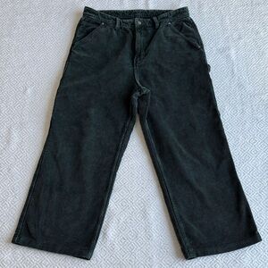 Zara Men's Dark Gray Corduroy Wide Leg  Pants Sz 32